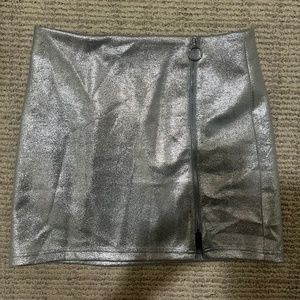 Forever 21 Metallic Bodycon Skirt
